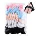 SBTRKT Triangle Velvet Powder Puff - 10/20 Pcs Mini Finger Puff | Washable Fashionable Makeup Tools for Flawless Blending - Black - Buy Online on GoSupps.com