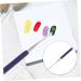 Beavorty palette stick Nail Art Stirring Tools nail art spatula makeup spatula Mixing Rod cosmetic mixing stick nail manicure tool nails gel Nail Art Tool Stainless steel nail polish - Buy Online on GoSupps.com