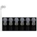 FCS Ear Tips Silicone Earplug Domes for BTE and Pocket Hearing Instruments Ear Tip Replacement with Tube and Elbow Connectors (6 Pc. Small- 8mm)