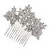 MAGICLULU 1 PC Comb Wedding Dress Headdress Crystal Hairpin Crystal Hair Decor Hair Supply Bridal Headpiece Hair Barrettes Bohemia Hair Accessories Bride Decorate European and American Alloy