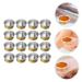 Frcolor 25-Piece Aluminum Depilation Bowl Kit - Practical Hot Accessories for Hard Wax & Hair Removal - 5x5cm Golden Pearls & Heater - Buy Online on GoSupps.com
