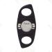 Classic Cigar Cutter Accessories Stainless Steel Portable Lightweight Cigar Scissors 28MM Large Caliber with Gift Box black