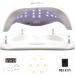 54W Gel UV LED Nail Lamp with 36 Dual Light Source LEDs - Professional Nail Dryer for Gel and Regular Polish - 4 Timer Settings for Polygel Nail Kit - Buy Online on GoSupps.com