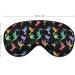 Nature Theme Flying Hummingbirds Sleep Mask - Adjustable Strap, Light Blocking Eye Cover for Men and Women - Buy Online on GoSupps.com