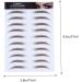 FOMIYES 15 Pcs Eyebrow Stickers Brow Transfers Artificial Eyebrow Temporary Brow Tattoos 6d Tool Water Proof - Buy Online on GoSupps.com