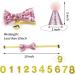 Dog Birthday Hat Kit with Bow Tie Collar and Gold Number - Pink Pet Party Decorations - Buy Online on GoSupps.com