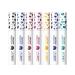Allbestaye Colorful Mascara Set 7 Colors 7pcs Rainbow Charming Eyelashes Voluminous 3D Fiber Lashes Long Lasting Waterproof Makeup