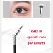 Angled Fan Shaped Eyelash Brush Eyelash Comb Separator Eyelash Comb Brush Mascara Fan Brush for Lashes Portable Folding Cosmetic Brushes Eyelash Separator Bent Applicators (2pcs Eyeliner Brush) - Buy Online on GoSupps.com