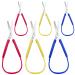 6 pieces of loop scissors 14 cm / 20 cm spring scissors mini-training scissors for special needs children teenagers adults older people adaptable design right and left