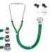 HONSUN Sprague Rappaport Dual Head Stethoscope for Adult & Kids Professional Cardiology Stethoscope for Doctors Nurses Medical Students and Home Use (Green)