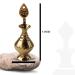 BlueQueen Golden Eye Liner Bottle with Kohl - Arabian Eyeliner 0.025 oz - Black Powder Makeup Kajal for Perfect Eye Borders - Buy Online on GoSupps.com