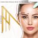 cogae 2Piece Eyebrow Ruler 3-Point Positioning Ruler Eyebrow Golden Proportion Caliper Ruler Brow Caliper Measuring Tool Gold - Buy Online on GoSupps.com