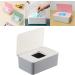 Home Tissue Box Countertop Mask Storage Box Wet Wipe Dispenser with Lid Durable Premium Keep Moist & Clean (Color : A) (Color : E) - Buy Online on GoSupps.com