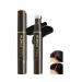 One Stroke to Cover Gray Hair Fill-in-the-White Pen Hairline Filler Hair Color Root Touch-Up Pen Hair Fibers Wand Quick Cover Root Touch Up Stick Cover Up White Hair Color Dye 01#BLACK