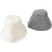 2 Pack Sauna Hats - Water Absorbent Felt Vaporarium Head Protection for Men & Women | White & Gray - Buy Online on GoSupps.com