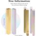 Holographic Gold Eyeliner and Lip Gloss Packaging Box Set - 50 Pieces | Makeup Sample Wrapping Storage for Gifts and Business | DIY Twist Pen Holder | 14.5 x 1.6 x 1.6cm - Buy Online on GoSupps.com