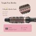 1 1/4 Inch Ceramic Tourmaline Curling Iron Brush - Dual Voltage Travel Tool for Long & Medium Hair - Black - Buy Online on GoSupps.com