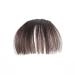 Frcolor Clip in Hair Bangs Hair Extension False Hair Piece Clip Mode One Piece in Hair Bangs (Dark Brown)