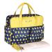 Kamay's Multifunctional Waterproof Mummy Shoulder Bag Diaper Bag Chic Nappy Changing Bag Tote/Messenger Style Large Light Weight with Changing Mat Adjustable Straps (Dark Blue Yellow Chick)