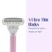 Skintimate Bloom Razor for Women - 4 Ultra-Thin Blades - 1 Handle and 8 Refills - Buy Online on GoSupps.com