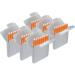 JB White 48 Cerumen Filters for Hearing Aids Compatible with Starkey Hear Clear H rz rten Child Evo/Evor | 1.5mm Height 1.7mm Diameter Orange International Shipping Available - Buy Online on GoSupps.com