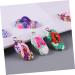 HOMSFOU 10pcs Polymer Clay Slippers Decked Accessories Summer Accessories Jewelry Accessories Summer Slippers Pendant Charms Summer Decor Keychain Charms Bracelet Necklace Soft Clay - Buy Online on GoSupps.com