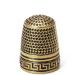 Sewing Thimble Set - Stainless Steel Tailor Finger Protectors | Quilting Craft Accessories - Buy Online on GoSupps.com