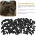 YOUTHINK 100Pcs Cat Nail Caps - Soft Anti-Scratch Claw Covers for Cats & Dogs (S-Black) | Safe & Comfortable Pet Protection - Buy Online on GoSupps.com
