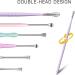 Gemice Ear Pick Earwax Removal Kit - 6 Pcs Ear Cleansing Tool Set with Storage Box - Buy Online on GoSupps.com