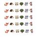 Leadigol 48Pcs Woodland Animal Cake Cupcake Toppers Forest Jungle Animals Cake Decorations Woodland Creatures Party Supplies Decorations Cute Party Supplies