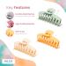 Solest London Hair Claw Clips - Pack of 6 Claw Clip for Women and Girls - 6 Trendy Coloured Claw Clip - 4.3 inch - Hair Claw Clips for all Hair with a hair comb gift (Pastel Matte) - Buy Online on GoSupps.com