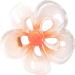 Floral Hair Clips Cute Acrylic Hawaiian Hair Clips | Women's Hair Barrettes Hair Styling Accessories Large Non-Slip Hair Clips for Beaches Orange1 - Buy Online on GoSupps.com