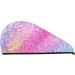 Buy Fun Rainbow Pink Microfiber Hair Towel - Super Absorbent Wrap for Women Quick Dry Hair Cap for Long Curly & Thick Hair - Buy Online on GoSupps.com