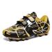 Riawexen football boots boys girls football boots children low top non-slip soccer training shoes unisex 28-37 34 EU black yellow