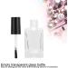 Nail Polish Bottle Empty Transparent Glass Bottle Empty Nail Polish Bottle 10ml Easy To Carry for Home - Buy Online on GoSupps.com