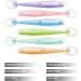Pandaear 6-Piece Multicolored Silicone Feeding Spoon Set - BPA Free Cutlery for Babies Toddlers & Infants - Buy Online on GoSupps.com