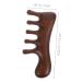 Premium Portable Sandalwood Comb - Wooden Ridge Scalp Massager for Women's Hair Care - Buy Online on GoSupps.com