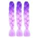 LDMY Ombre Purple Braiding Hair - 6PC Jumbo Braids Extensions | Synthetic Kanekalon Hair for Women - Dark Purple to Light Purple | 36 Inch 100g/PC - Buy Online on GoSupps.com