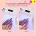 UR SUGAR Pink Brown Poly Extension Gel Nail Set - 6 Color Thermal Poly Nail Gel Kit for Women | Builder Gel in Pink, White, Brown - Soak Off Gel Polish Gift Box - Buy Online on GoSupps.com