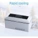 CLSQLXYJZC Insulin Refrigerator Box - Portable Smart Mini with Accurate Temperature Control 2-8 C - Rechargeable Small Refrigerator for Home and Car - 3600MAH White - Buy Online on GoSupps.com