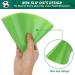 TuXHui 9 & 10 Spot Markers Set of 12 | Non-Slip Rubber Field Cones for Sports Training - Buy Online on GoSupps.com