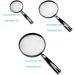 Simple Magnifying Glass Drops Resistance Light Household for Reading Crafts Repair Magnifier 13Cm Lofty Ambition - Buy Online on GoSupps.com