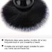 Premium Razor Brush for Men | Travel & Home Use Shaving Brush | Pure Black Nylon - Ideal for Barbers and Hairdressing Salons - Buy Online on GoSupps.com