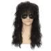 TSNOMORE TSNOMORE Long Curly Wig Fashion Smart Rocker Retro Style for Men
