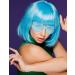 PLANTURECO Light Blue Wig and Party Sunglasses Color Bob Wig Cosplay Wigs and Party Wigs Rainbow Wig with Neon Glasses Blue Wigs for Women - Bachelorette Party Wigs Decorations Favors (Light Blue) - Buy Online on GoSupps.com