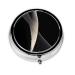 Abstract Curvesround Pill Box 3 Compartments Round Pill Box Organizer for Purse Or Pocket &*Portable Travel Pill Box