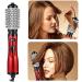 Akls Rotating Hair Dryer Brush Hot Air Spin Brush for Short Hair One Step Hair Dryer Volumizer Feature Anti Scald Negative Ion Hair Straightener Brush with Smooth Frizz and Ionic Technology-Red - Buy Online on GoSupps.com