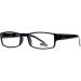 Buy SA106 Black Narrow Rectangular Spring Hinge Glasses | Plastic Clear Lens Eye Wear for All | International Shipping Available - Buy Online on GoSupps.com