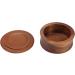 Wooden Shaving Bowl with Lid - Portable Soap Shell & Men's Razor Brush - Ideal Shaving Tool for Face Care - Buy Online on GoSupps.com