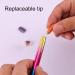 Worparsen Diamond Painting Pen Wax Nib Design Double Head Dual-ended DIY Nail Art Point Drill Drawing Pen compatible with Women Pink - Buy Online on GoSupps.com